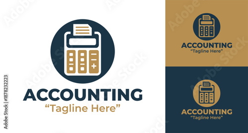 Accounting Logo Modern Minimalist Financial Identity
