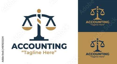 Accounting Logo Modern Minimalist Business Consulting