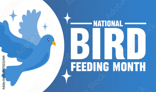 National Bird Feeding Month for bird conservation