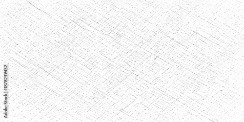 A seamless white paper and canvas texture with a rough gray stone surface creates a blank textured backdrop of old grunge material for architectural wallpaper design