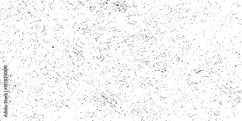 An abstract grunge white paint background features a textured wet glass surface covered in gray rain drops and liquid condensation droplets for a dirty macro window pattern