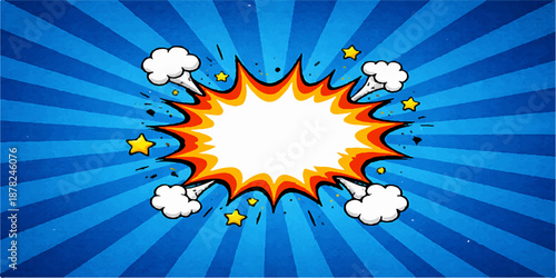 Abstract colorful background featuring a sunny sky with stars and circles design vector illustration including clouds and moon symbols for nature weather art