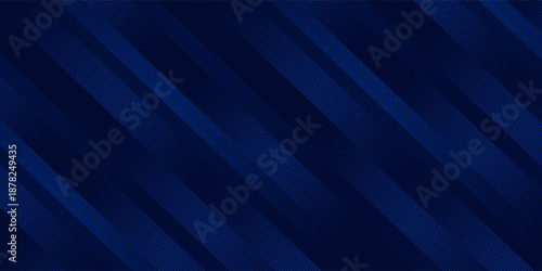 Premium background design with diagonal dark blue line pattern. Vector template for digital luxury banner, invitation, voucher, certificate. Eps10