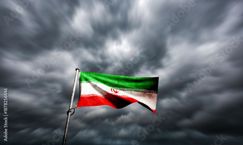 Фотография iran iranian flag waving country national war conflict russia china diplomacy po