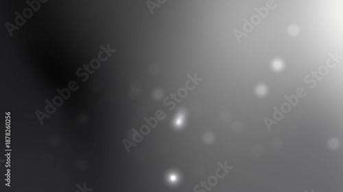 Blurry gradient background with glowing white bokeh spots. Suitable for presentations, websites, graphic designs, and advertising projects.