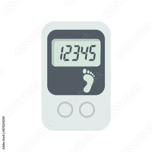 Digital Pedometer Device for Fitness Tracking