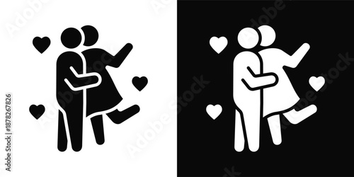 Rest Icon White And Black Background Style