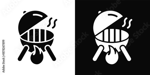 Playroom Icon White And Black Background Style