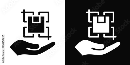 Prototyping Icon White And Black Background Style