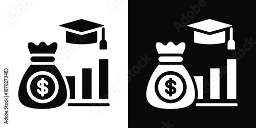 Renovation Icon White And Black Background Style