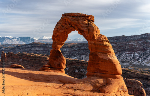 Arches National Park in the winter