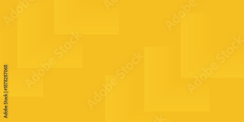 Abstract yellow gradient arrow shape overlay layer background with arrow pattern and shadow. Modern graphic element. Suit for poster, brochure, banner, business, cover, web, flyer. Vector illustration