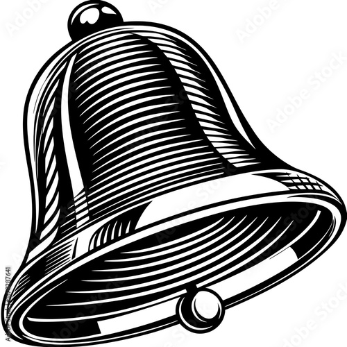 Vintage bell illustration