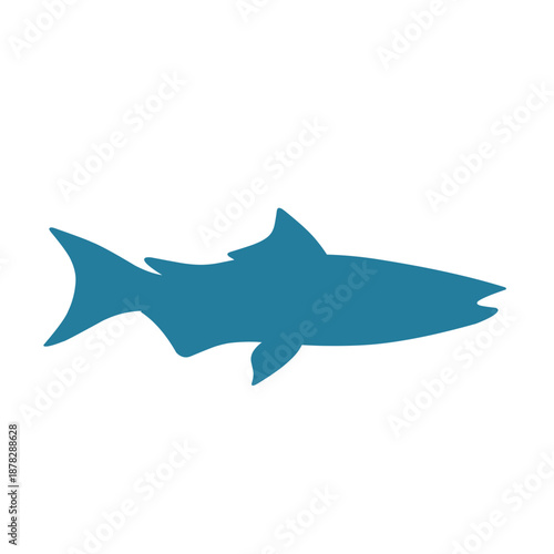 Sea animal silhouette illustration