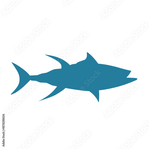 Sea animal silhouette illustration