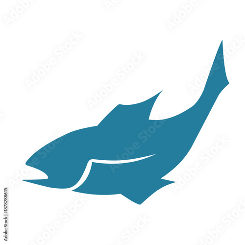 Sea animal silhouette illustration