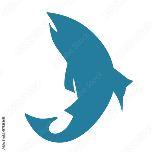 Sea animal silhouette illustration