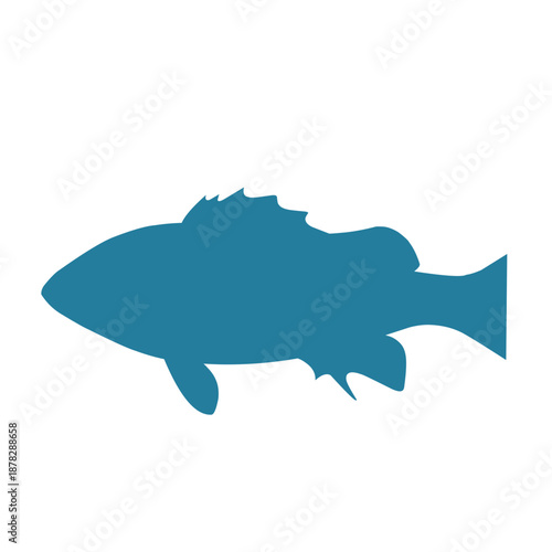 Sea animal silhouette illustration