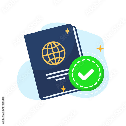 Blue Car Refueling At Gas Station flat design vector empty state ui modern graphic element illustration