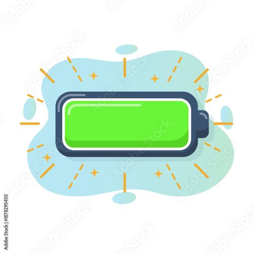 Successful Car Refueling Process Payment Checkmark flat design vector empty state ui Illustration Complete Transaction Service Icon