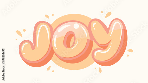 A warm and friendly vector illustration evoking joyful emotions