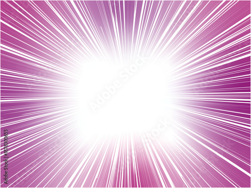 Wallpaper Mural Dynamic Purple Comic Burst Background with Radiating Speed Lines Torontodigital.ca