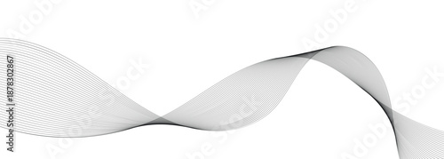 
Dynamic abstract wavy stripes on a white background used for Website, Graphic Design and Marketing. Vector illustration.