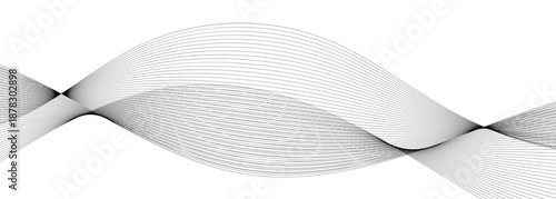 Simple stylized abstract line background are used to app interfaces, blog headers, and website backgrounds. Curved line vector illustration.