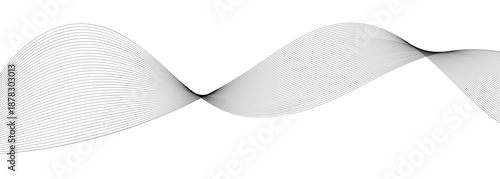 Simple stylized abstract line background are used to app interfaces, blog headers, and website backgrounds. Curved line vector illustration.