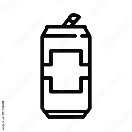 Soda Can Icon Simple Design