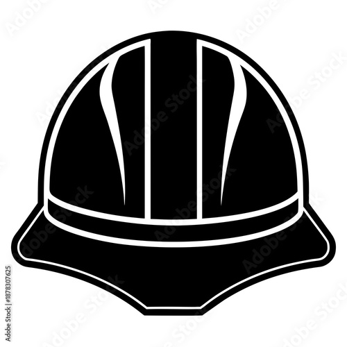 Black hard hat