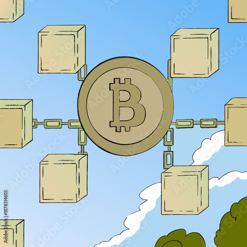 Bitcoin blockchain network