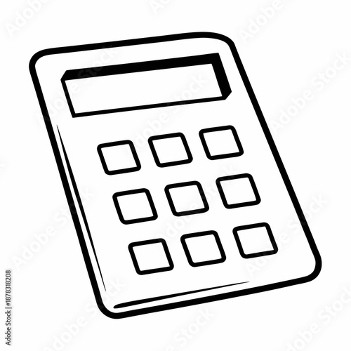 Simple calculator illustration