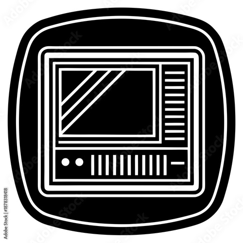 Vintage television set