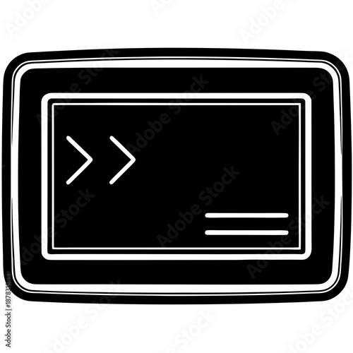 Empty terminal screen