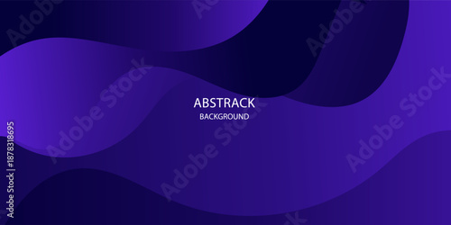 Dynamic Abstract Wave Background with Vibrant Purple and Blue Gradient for Futuristic Digital Design.Creative element design in vetor illustration