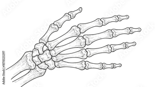 human hand skeleton