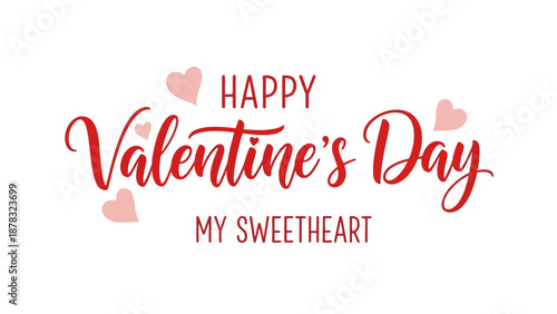Valentine's Day Greeting: A sweet and romantic message with a warm heart-shaped symbol, perfect for expressing love and affection on a special day.