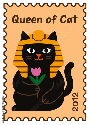 Cute Animal Masterpiece Parody Postage Stamp - Classic Famous Paintings for Stickers and Stationery
