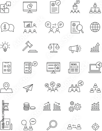 set of icons for web
