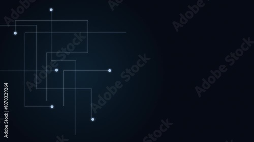 Abstract Dark Cool Effect with Sleek Line Art Digital Future