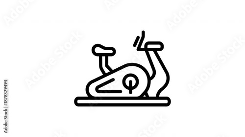 Animated Home Exercise Equipment Scene