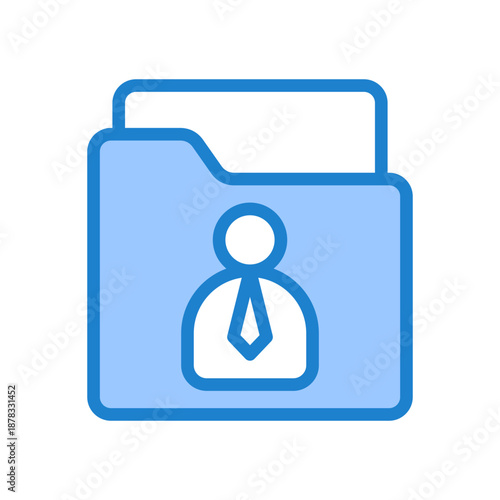 Employee Directory Icon - Blue Style