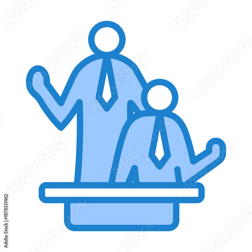 Onboarding Icon - Blue Style