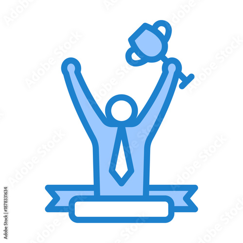 Recognition Icon - Blue Style