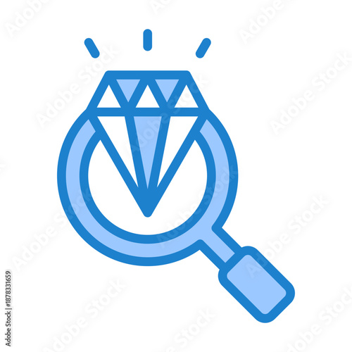 Appraisal Icon - Blue Style