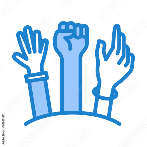 Diversity Icon - Blue Style