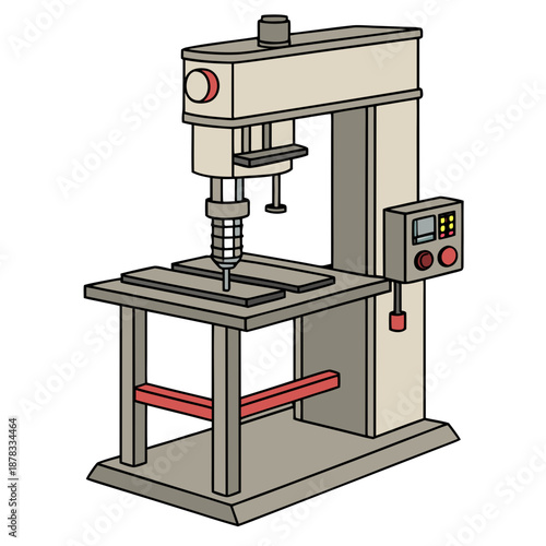 Industrial drilling machine
