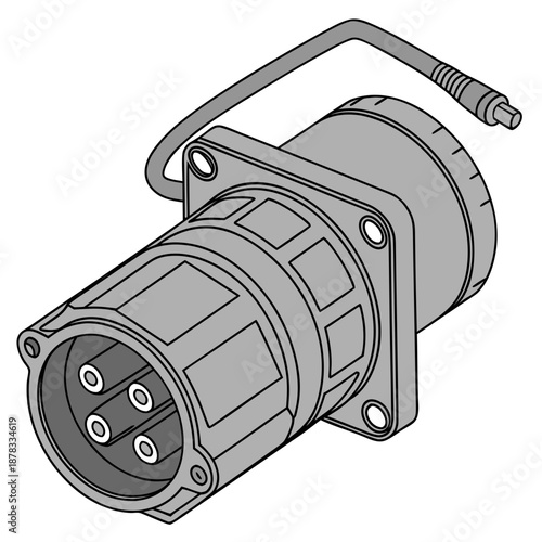 Industrial electrical connector