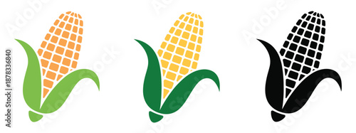 Ear of corn representing abundance and freshness, vibrant agricultural food concept